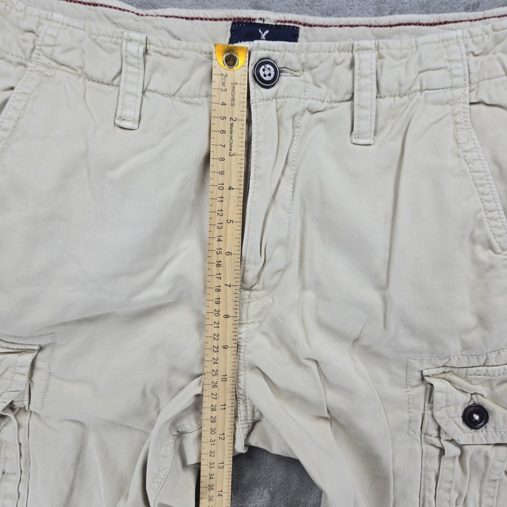 American Eagle Cargo Shorts Mens Size 33 Light Beige Khaki Classic Length - Picture 6 of 8